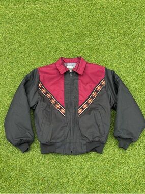 Vintage 90's Express Riders Women's Aztec Jacket M
